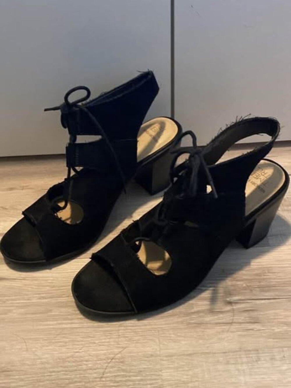 Black Velvet Heels